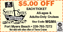 Discount Coupon for Salty Sam&#39;s Pirate Cruise